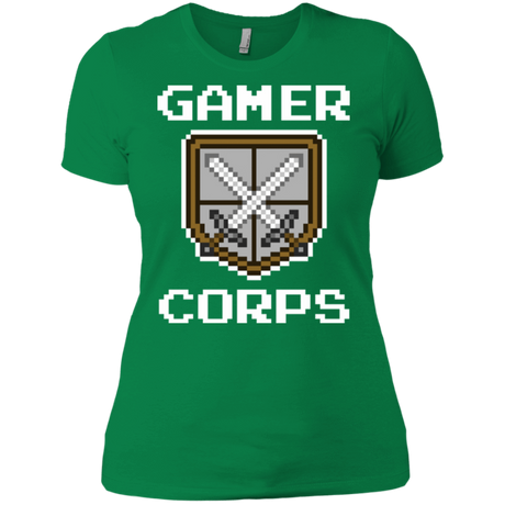 T-Shirts Kelly Green / X-Small Gamer corps Women's Premium T-Shirt