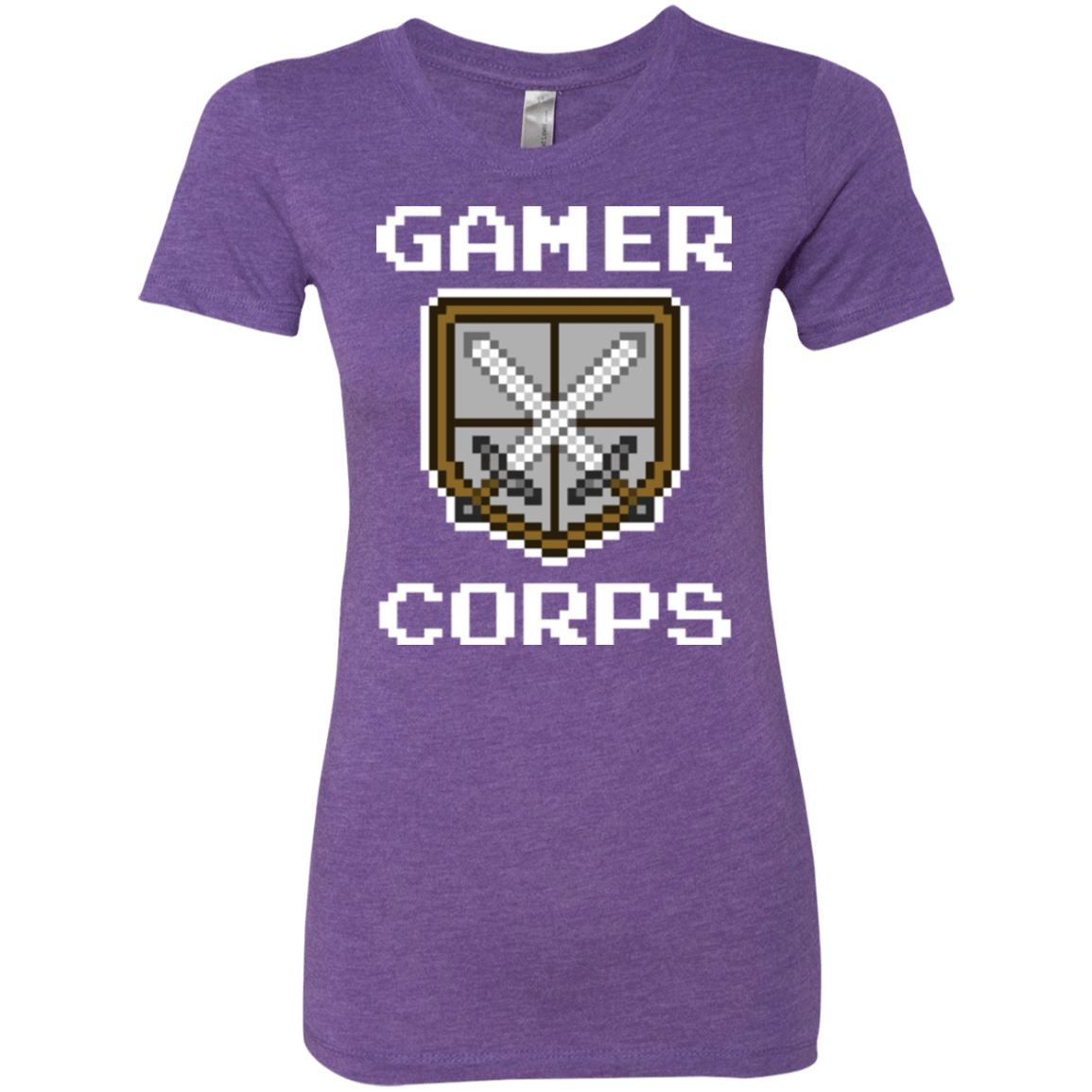 T-Shirts Purple Rush / Small Gamer corps Women's Triblend T-Shirt