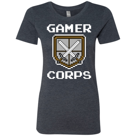 T-Shirts Vintage Navy / Small Gamer corps Women's Triblend T-Shirt