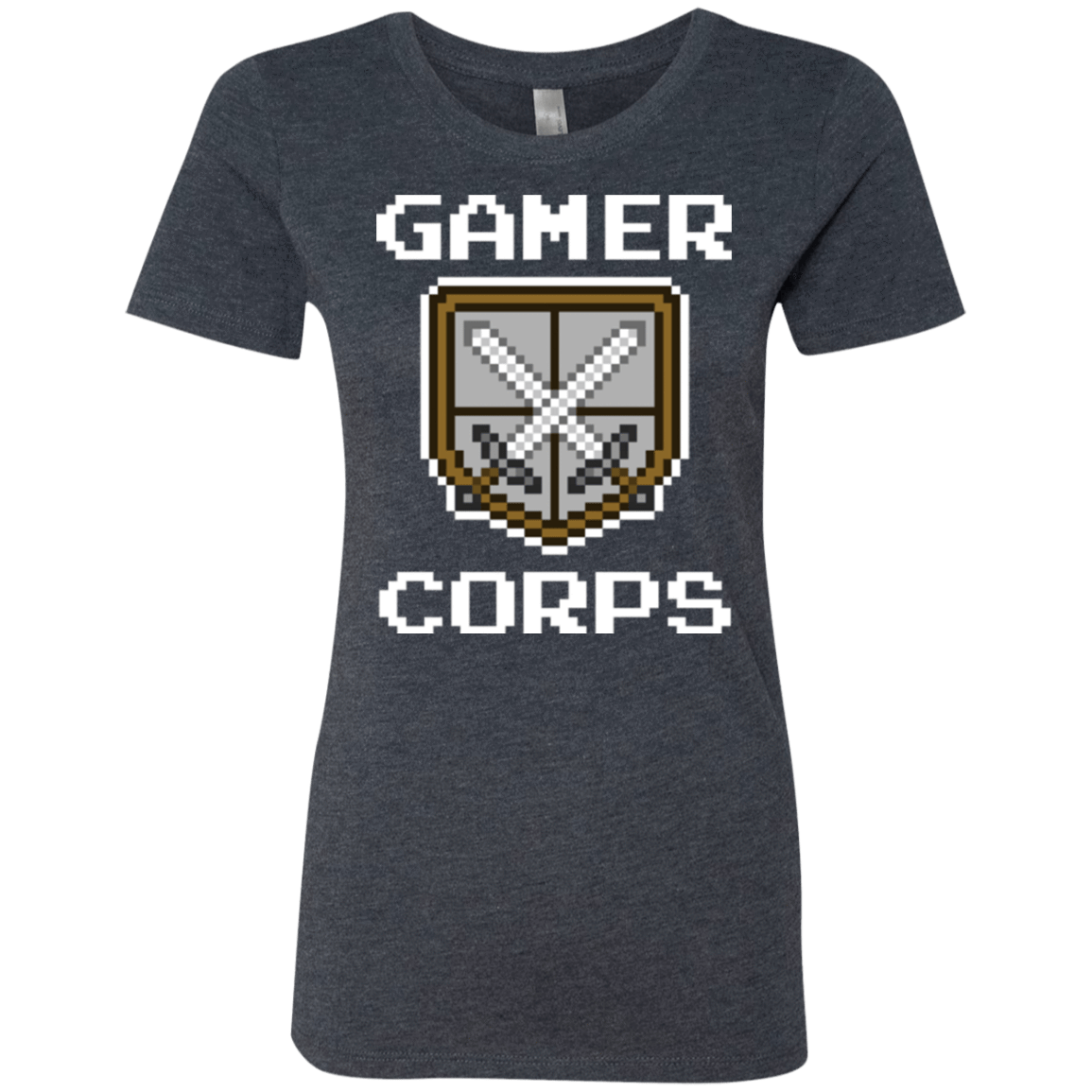 T-Shirts Vintage Navy / Small Gamer corps Women's Triblend T-Shirt
