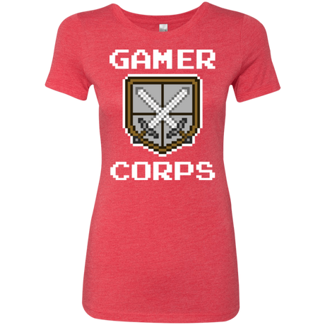 T-Shirts Vintage Red / Small Gamer corps Women's Triblend T-Shirt