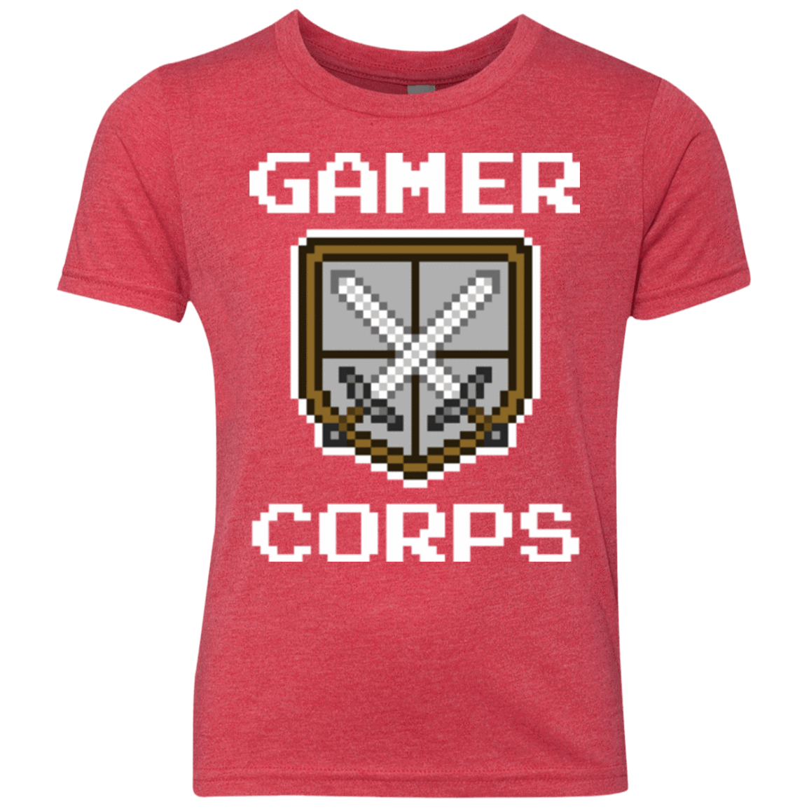 T-Shirts Vintage Red / YXS Gamer corps Youth Triblend T-Shirt