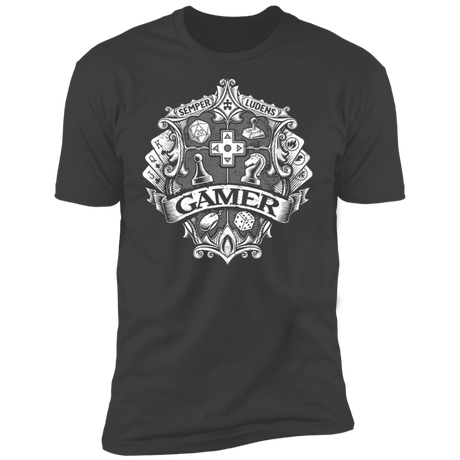 T-Shirts Heavy Metal / S Gamer Crest Men's Premium T-Shirt