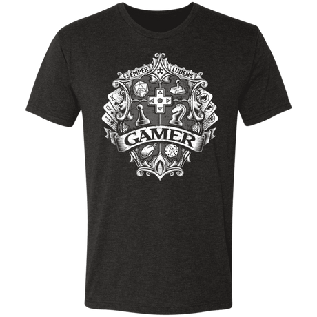 T-Shirts Vintage Black / S Gamer Crest Men's Triblend T-Shirt