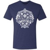 T-Shirts Vintage Navy / S Gamer Crest Men's Triblend T-Shirt