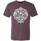 T-Shirts Vintage Purple / S Gamer Crest Men's Triblend T-Shirt
