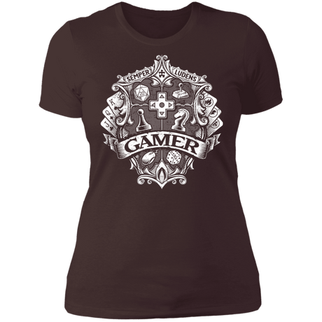T-Shirts Dark Chocolate / S Gamer Crest Women's Premium T-Shirt