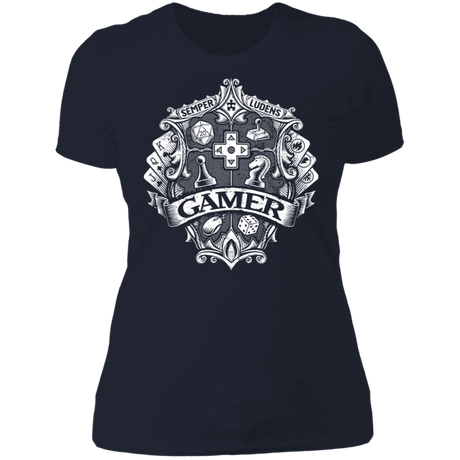 T-Shirts Midnight Navy / S Gamer Crest Women's Premium T-Shirt