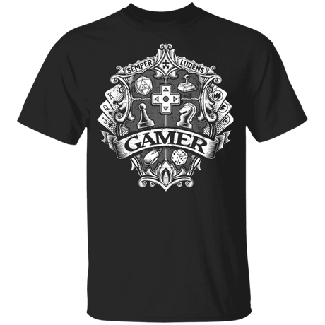 T-Shirts Black / YXS Gamer Crest Youth T-Shirt