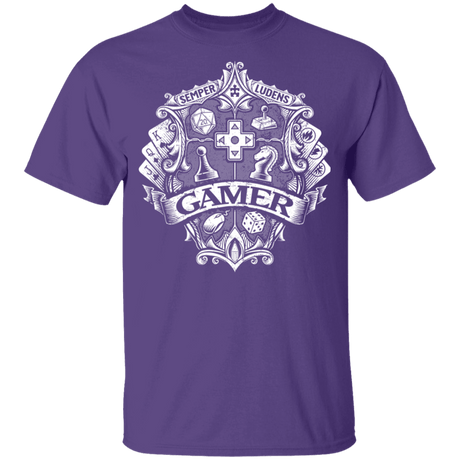 T-Shirts Purple / YXS Gamer Crest Youth T-Shirt