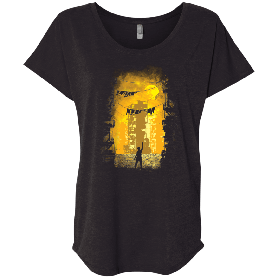 T-Shirts Vintage Black / X-Small Gamers Paradise Triblend Dolman Sleeve