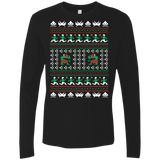 T-Shirts Black / Small Games Of Christmas Past Men's Premium Long Sleeve
