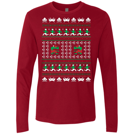 T-Shirts Cardinal / Small Games Of Christmas Past Men's Premium Long Sleeve