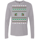 T-Shirts Heather Grey / Small Games Of Christmas Past Men's Premium Long Sleeve