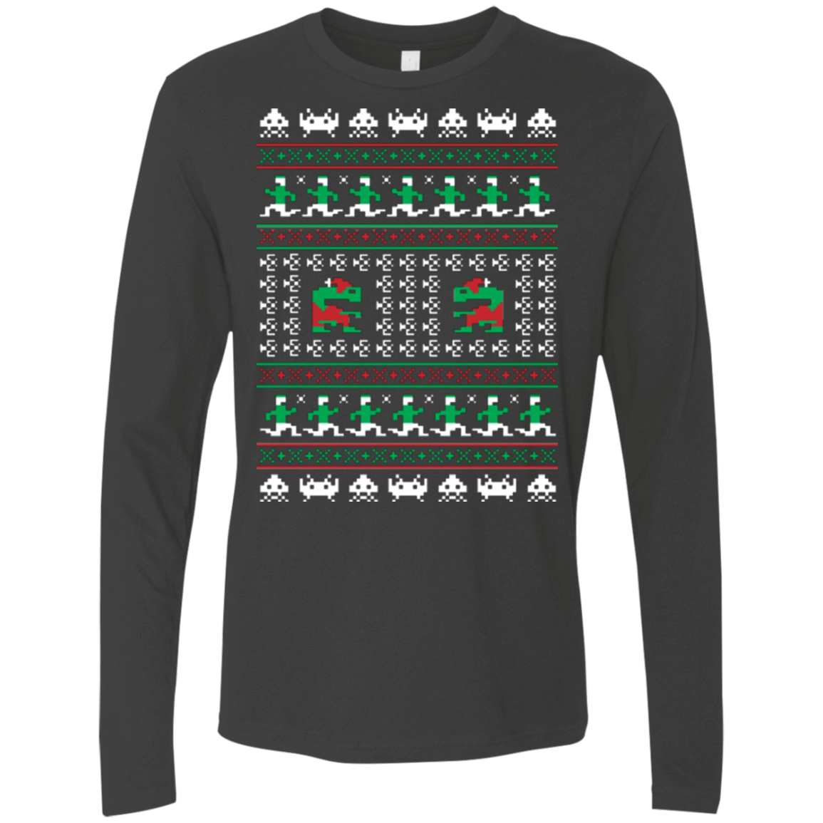 T-Shirts Heavy Metal / Small Games Of Christmas Past Men's Premium Long Sleeve