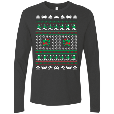 T-Shirts Heavy Metal / Small Games Of Christmas Past Men's Premium Long Sleeve