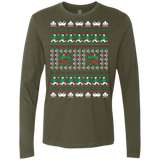 T-Shirts Military Green / Small Games Of Christmas Past Men's Premium Long Sleeve