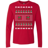 T-Shirts Red / Small Games Of Christmas Past Men's Premium Long Sleeve