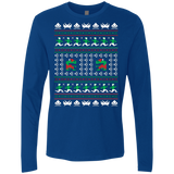 T-Shirts Royal / Small Games Of Christmas Past Men's Premium Long Sleeve