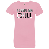 T-Shirts Light Pink / YXS Gaming and Chill Girls Premium T-Shirt