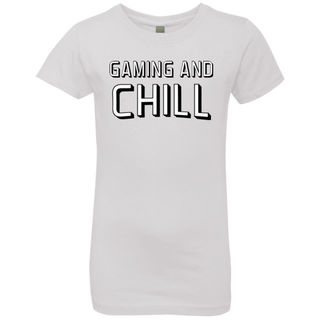 T-Shirts White / YXS Gaming and Chill Girls Premium T-Shirt