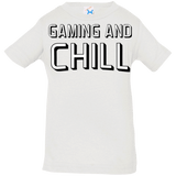T-Shirts White / 6 Months Gaming and Chill Infant Premium T-Shirt