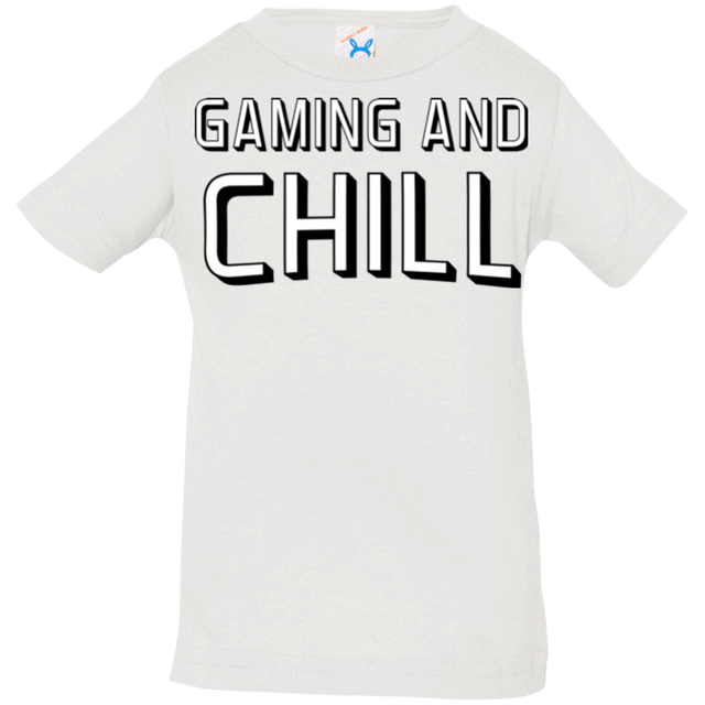 T-Shirts White / 6 Months Gaming and Chill Infant Premium T-Shirt