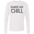 T-Shirts White / Small Gaming and Chill Men's Premium Long Sleeve