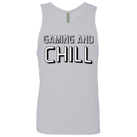 T-Shirts Heather Grey / Small Gaming and Chill Men's Premium Tank Top