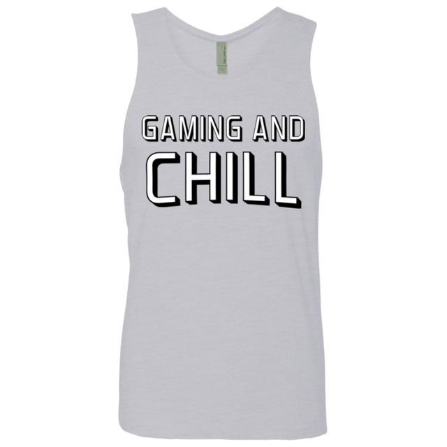 T-Shirts Heather Grey / Small Gaming and Chill Men's Premium Tank Top