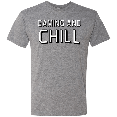 T-Shirts Premium Heather / Small Gaming and Chill Men's Triblend T-Shirt