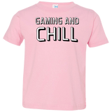 T-Shirts Pink / 2T Gaming and Chill Toddler Premium T-Shirt