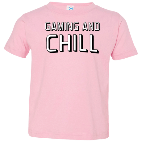 T-Shirts Pink / 2T Gaming and Chill Toddler Premium T-Shirt