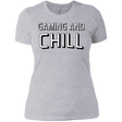 T-Shirts Heather Grey / X-Small Gaming and Chill Women's Premium T-Shirt
