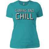 T-Shirts Tahiti Blue / X-Small Gaming and Chill Women's Premium T-Shirt