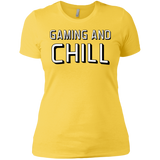 T-Shirts Vibrant Yellow / X-Small Gaming and Chill Women's Premium T-Shirt