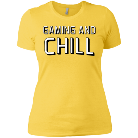 T-Shirts Vibrant Yellow / X-Small Gaming and Chill Women's Premium T-Shirt