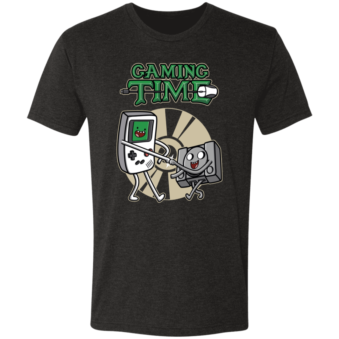 T-Shirts Vintage Black / S Gaming Time Men's Triblend T-Shirt