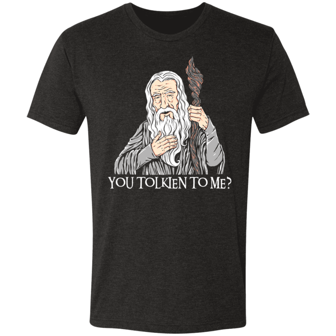 T-Shirts Vintage Black / S Gandalf The Gangsta Men's Triblend T-Shirt