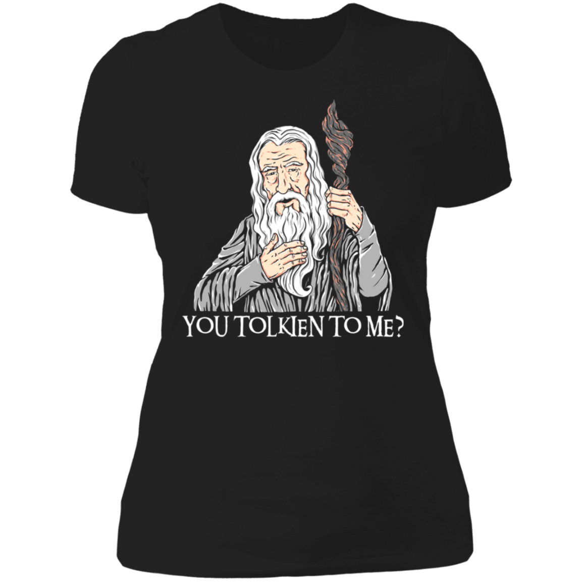 T-Shirts Black / X-Small Gandalf The Gangsta Women's Premium T-Shirt
