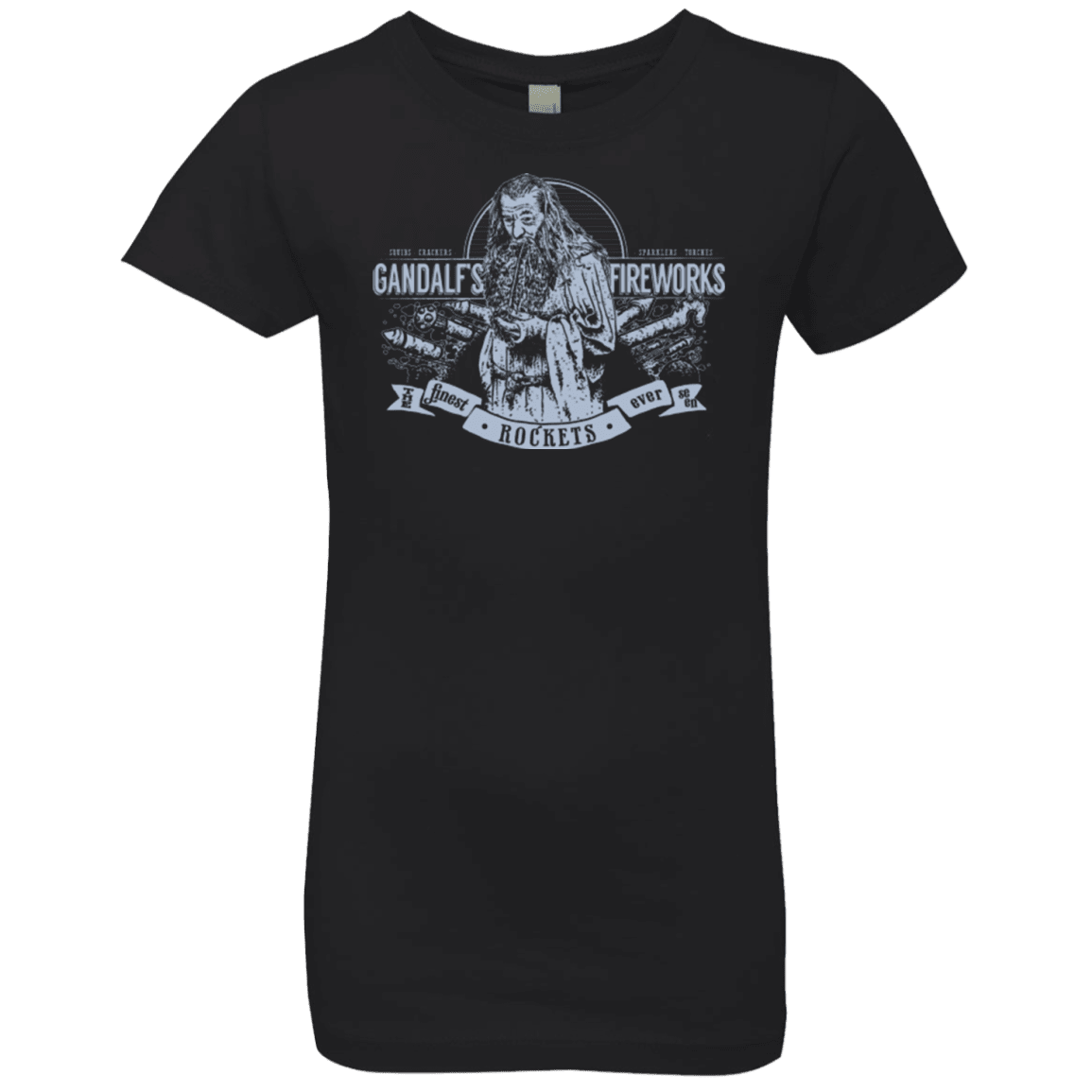 T-Shirts Black / YXS Gandalfs Fireworks Girls Premium T-Shirt