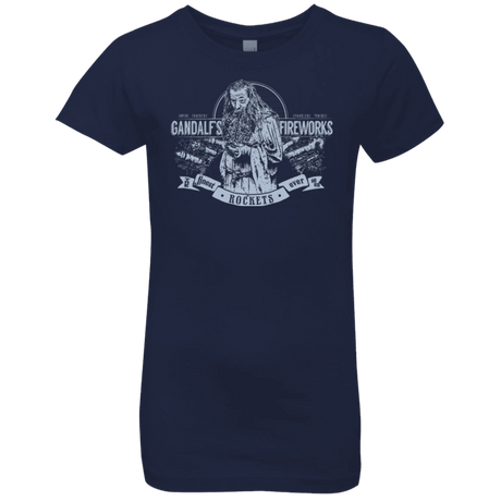 T-Shirts Midnight Navy / YXS Gandalfs Fireworks Girls Premium T-Shirt
