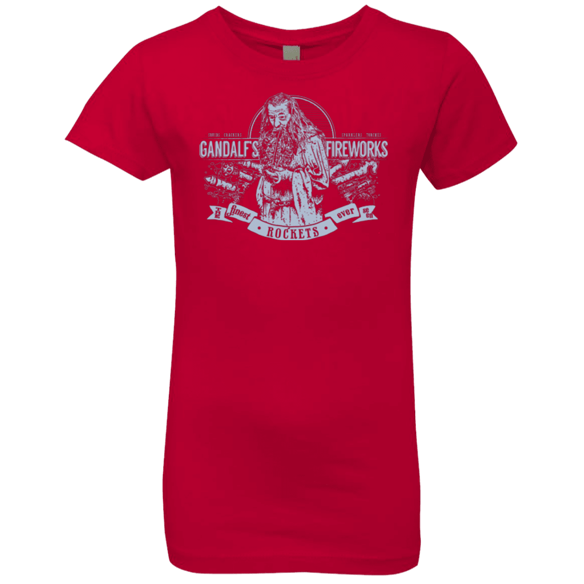 T-Shirts Red / YXS Gandalfs Fireworks Girls Premium T-Shirt