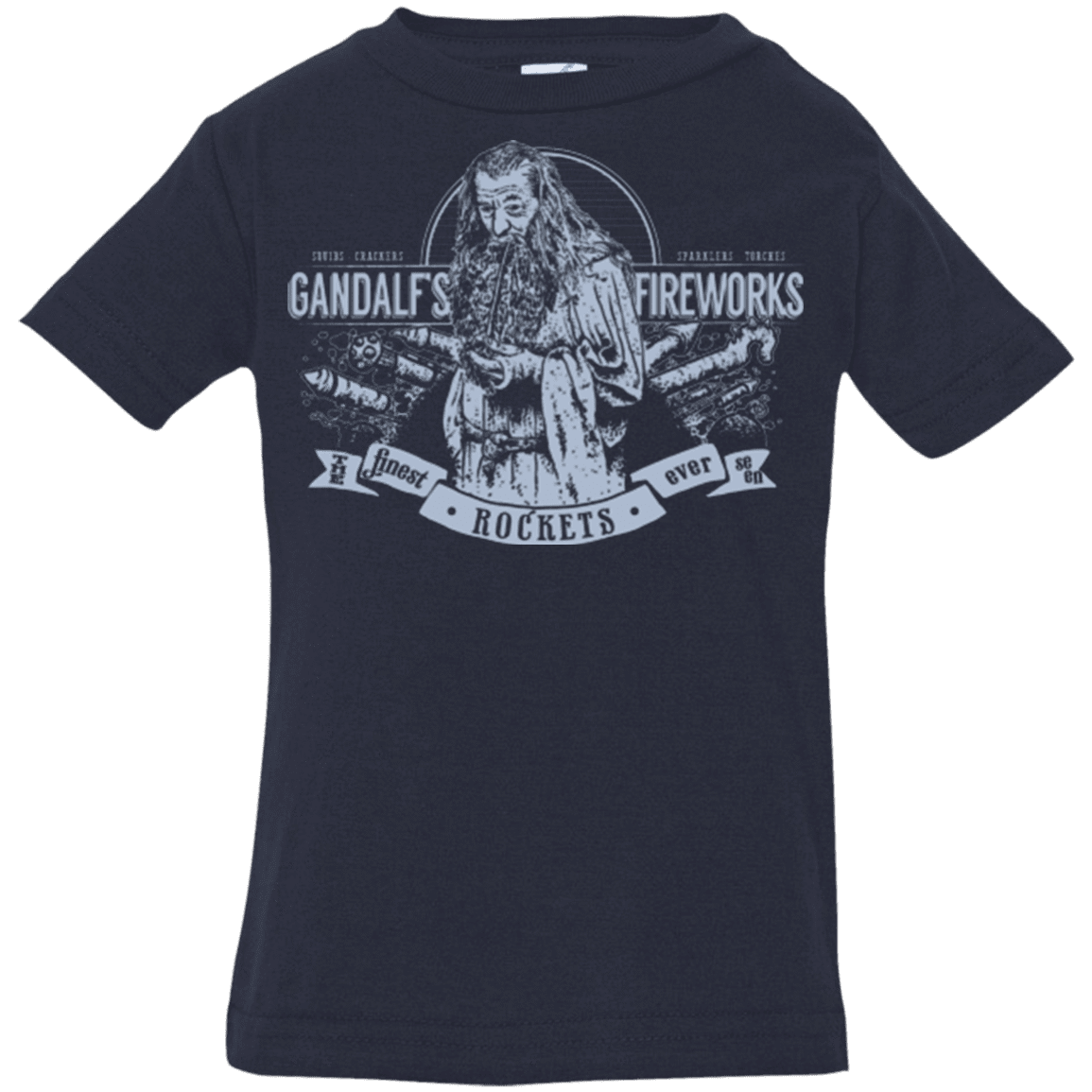 T-Shirts Navy / 6 Months Gandalfs Fireworks Infant PremiumT-Shirt