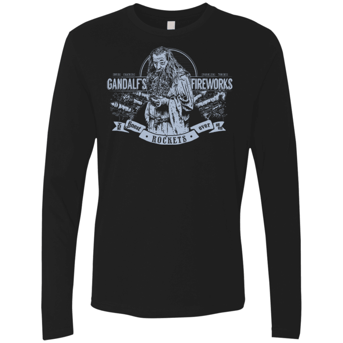 T-Shirts Black / Small Gandalfs Fireworks Men's Premium Long Sleeve