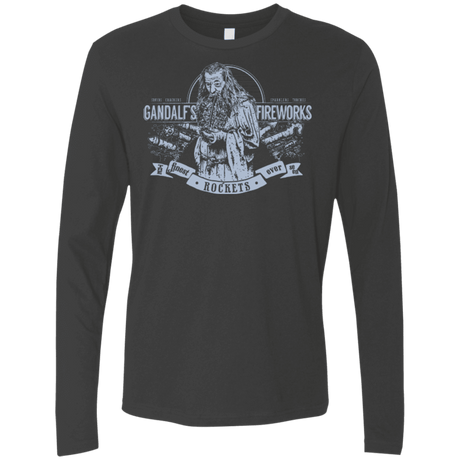 T-Shirts Heavy Metal / Small Gandalfs Fireworks Men's Premium Long Sleeve