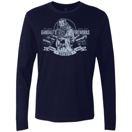 T-Shirts Midnight Navy / Small Gandalfs Fireworks Men's Premium Long Sleeve