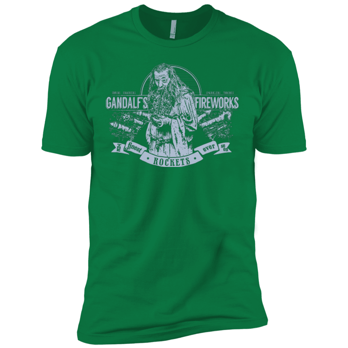 T-Shirts Kelly Green / X-Small Gandalfs Fireworks Men's Premium T-Shirt