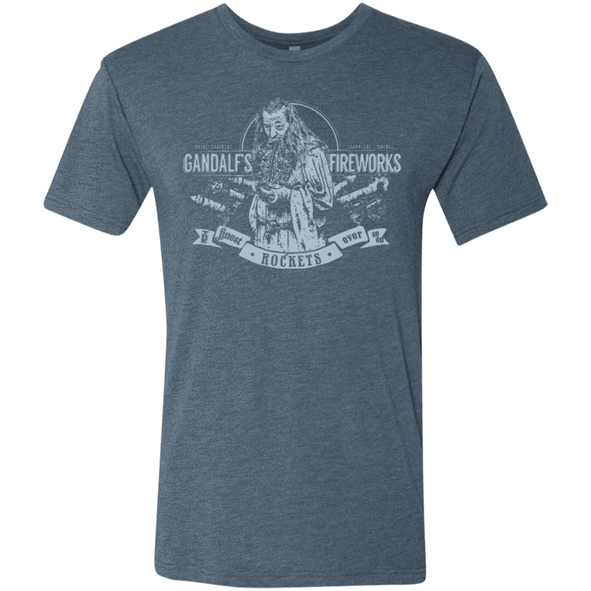 T-Shirts Indigo / Small Gandalfs Fireworks Men's Triblend T-Shirt