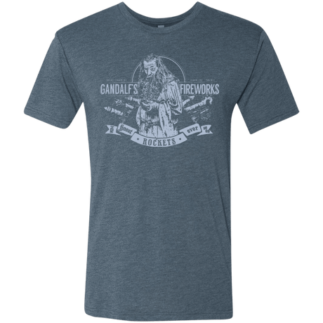 T-Shirts Indigo / Small Gandalfs Fireworks Men's Triblend T-Shirt
